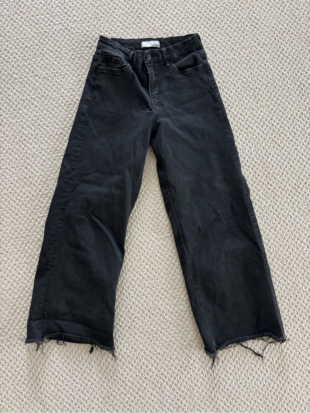Vervet Washed Black High-Rise Jeans